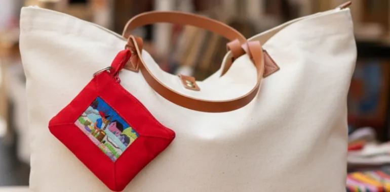 Porte clé en tissu - AFRIKAN TOUCH HGP BAOBAB